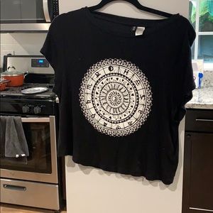 H&M cropped top t